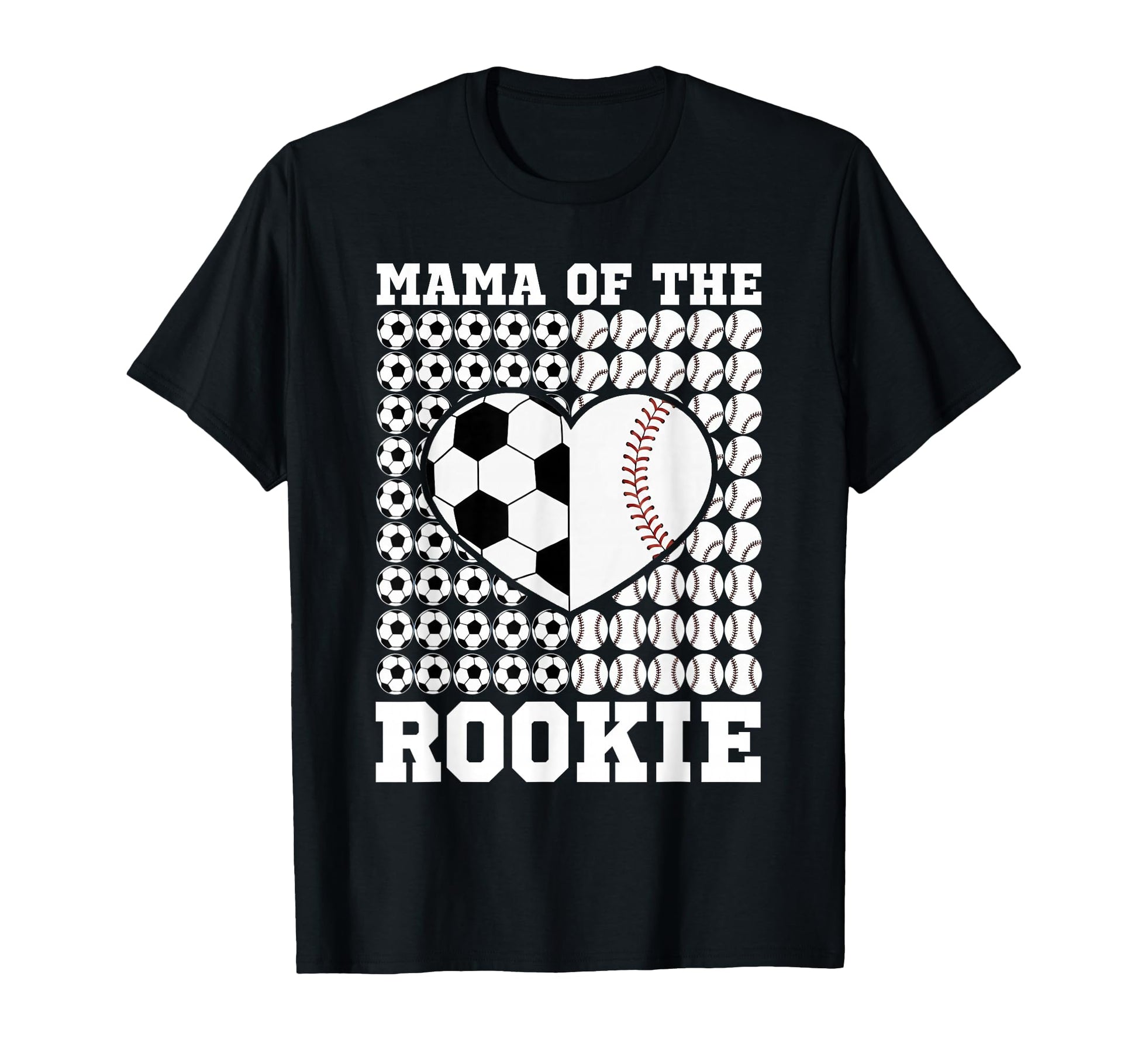 Baseball Mama Rookie Proud Sports Mom T-Shirt - Novelty Apparel for Adults - T-Shirt, Sweatshirt, Hoodie