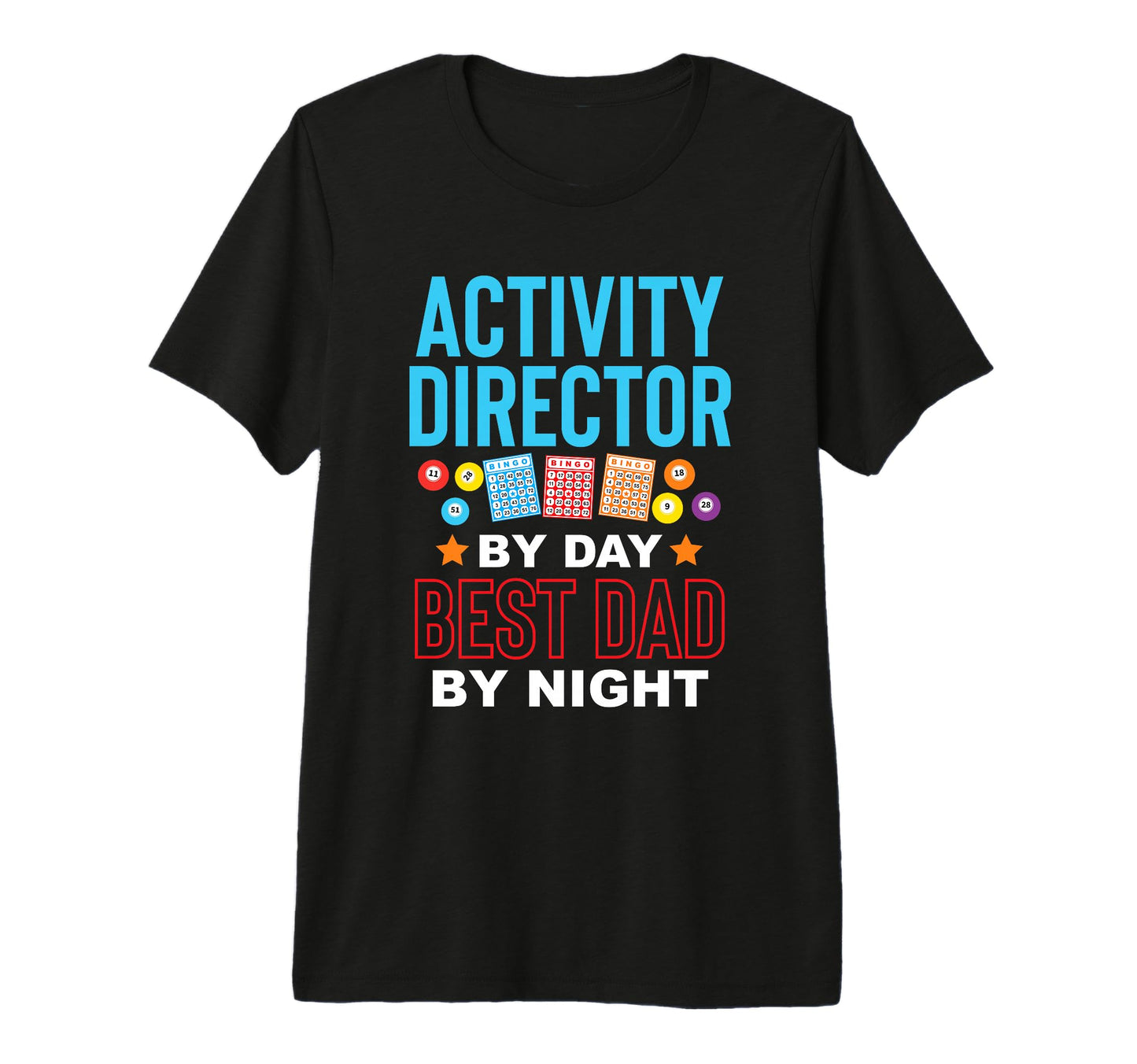 Mens Activity Director Activity Planner T-Shirt - Graphic Print for Adults - T-Shirt, Sweatshirt, Hoodie