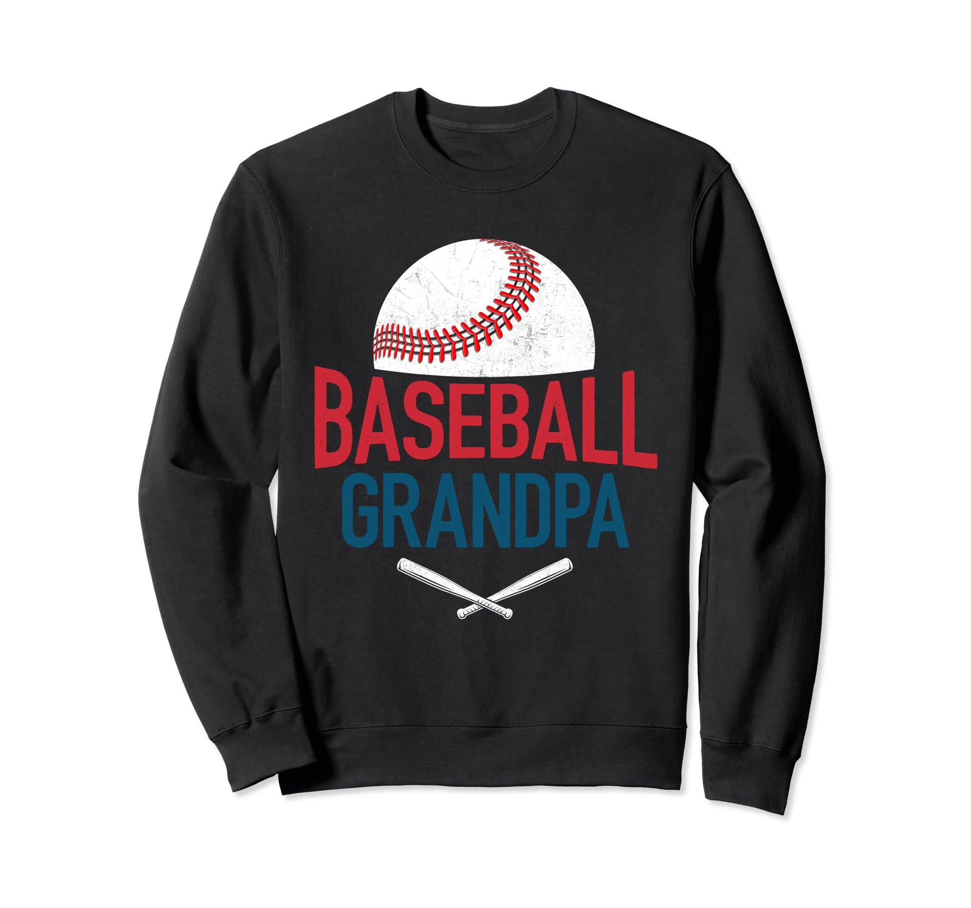 Baseball Grandpa Happy Fathers Day Sweatshirt - Aesthetic Graphic Unisex - T-Shirt, Sweatshirt, Hoodie