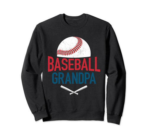 Baseball Grandpa Happy Fathers Day Sweatshirt - Aesthetic Graphic Unisex - T-Shirt, Sweatshirt, Hoodie