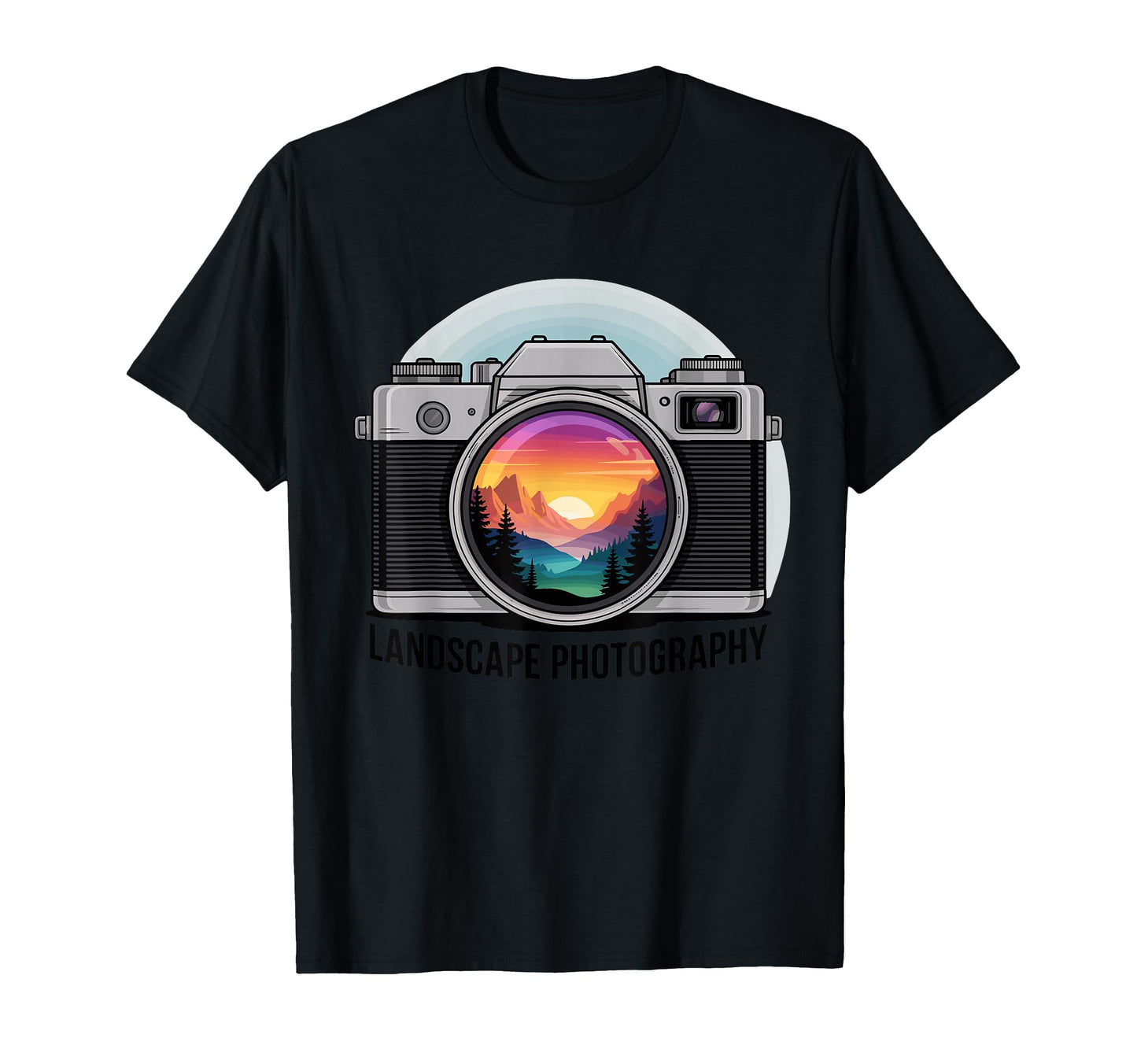 Capture Sunset Mountain Scene T-Shirt - Aesthetic Graphic for Adults - T-Shirt, Sweatshirt, Hoodie