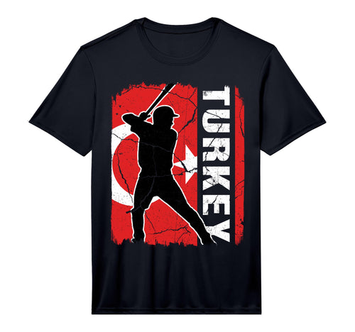 Turkish Baseball Player Turkey Flag T-Shirt - Unique Graphic for Adults - T-Shirt, Sweatshirt, Hoodie