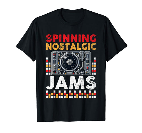 Funny Old School Dj Equipment Table T-Shirt - Trendy Graphic Men Women - T-Shirt, Sweatshirt, Hoodie