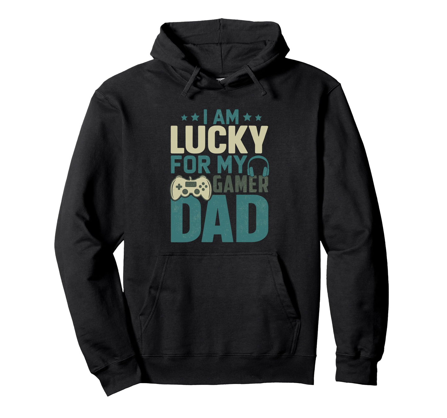 Fathers Day Video Game Daddy Best Dad Hoodie - Custom Art Print Men Women - T-Shirt, Sweatshirt, Hoodie