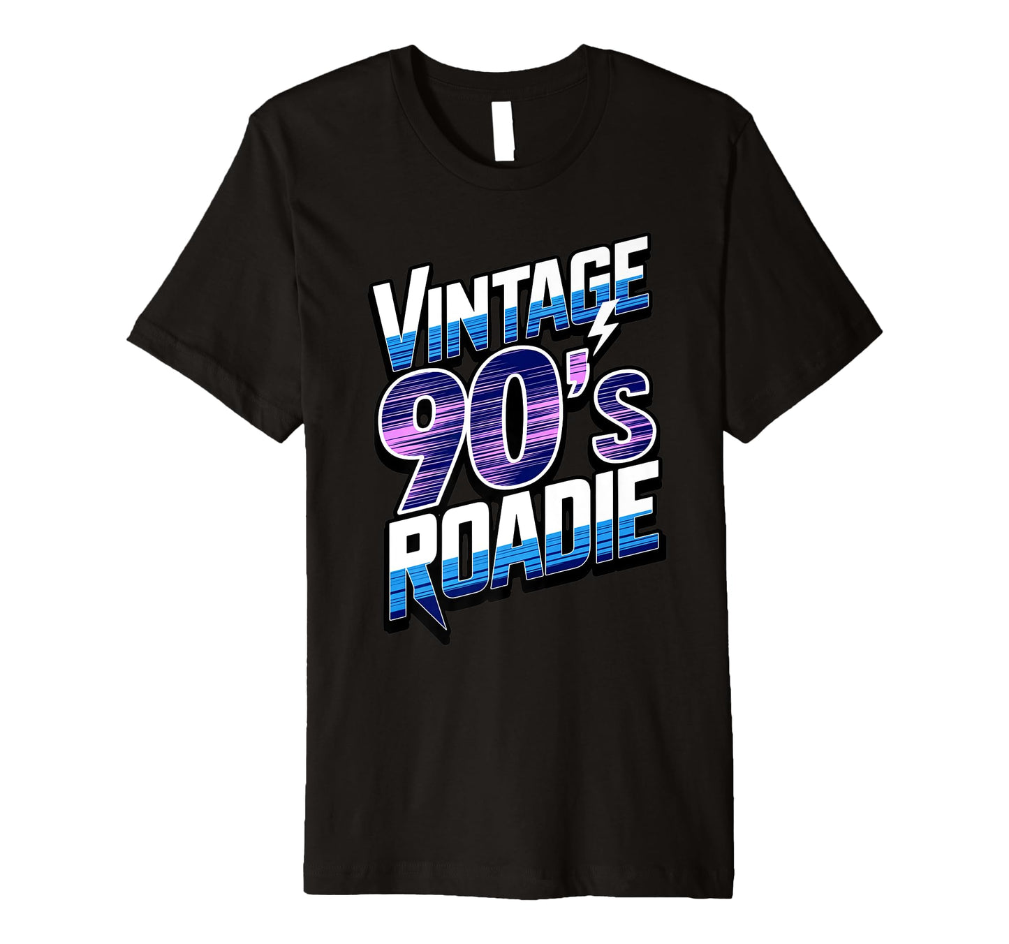 90S Roadie Rock Music Country Grunge T-Shirt - Minimalist Print for Adults - T-Shirt, Sweatshirt, Hoodie