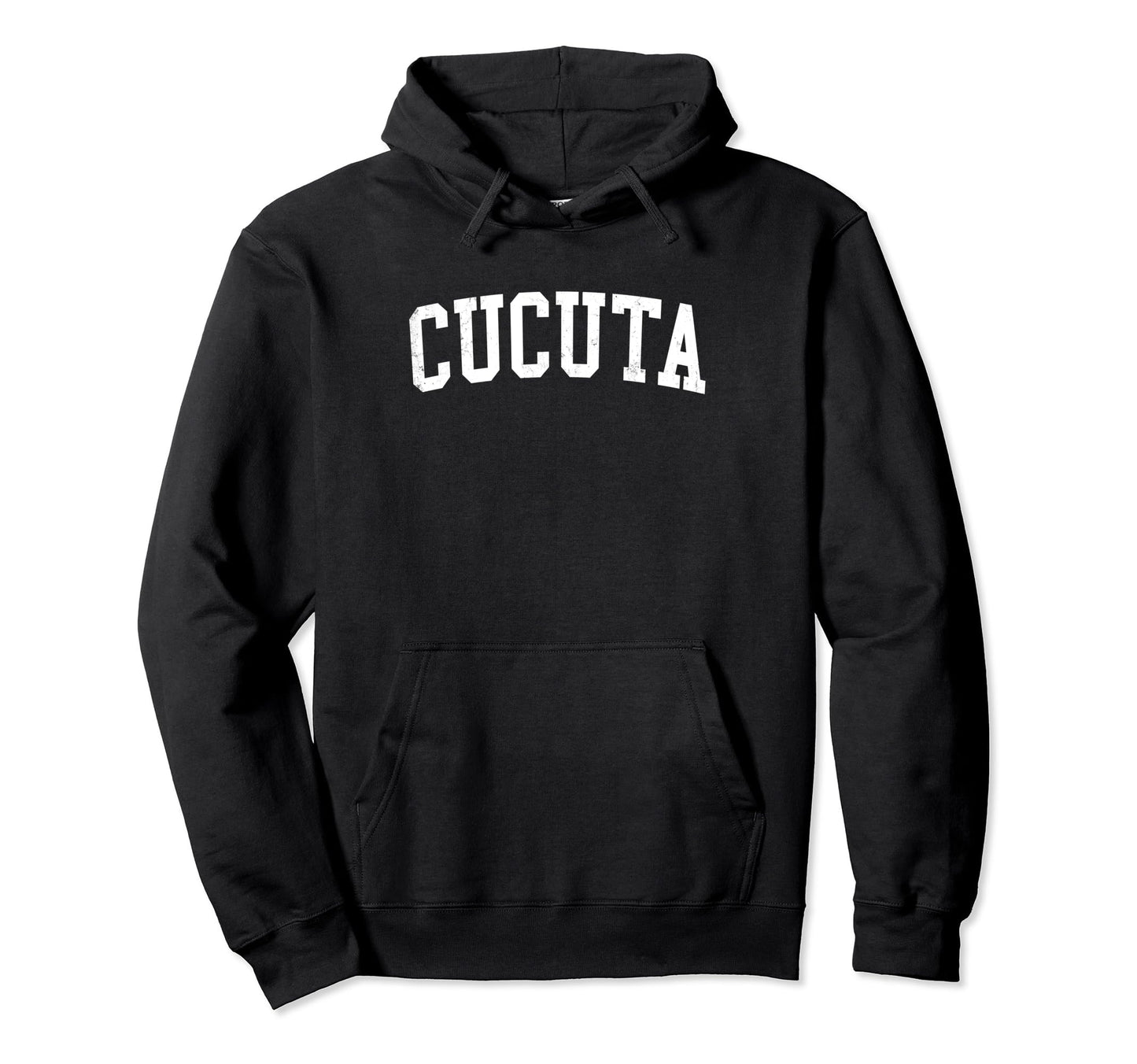 Cucuta Colombia Distressed White Hoodie - Custom Art Print Men Women - T-Shirt, Sweatshirt, Hoodie