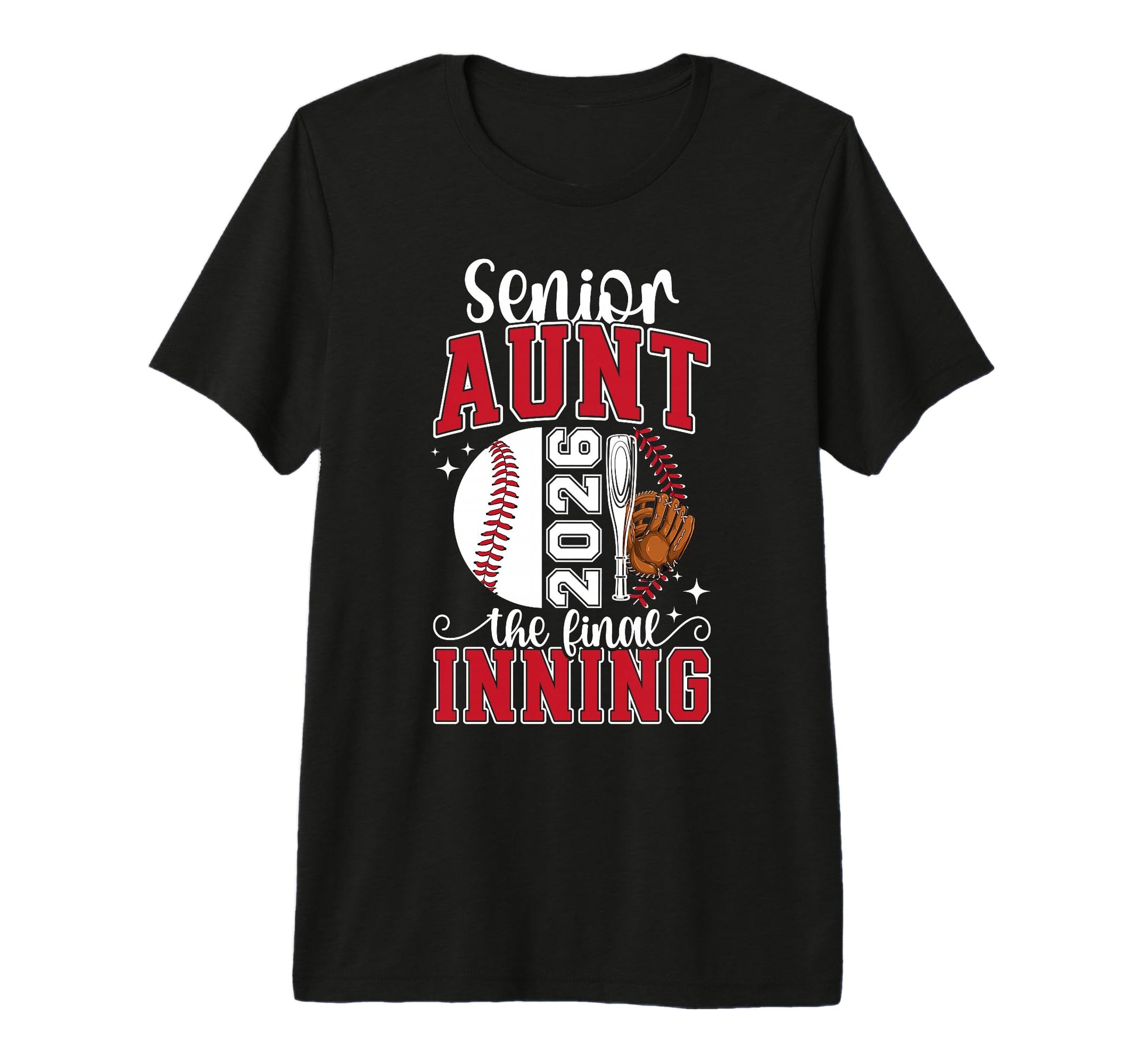 Baseball Senior Aunt 2026 Baseball T-Shirt - Casual Everyday Wear Unisex - T-Shirt, Sweatshirt, Hoodie