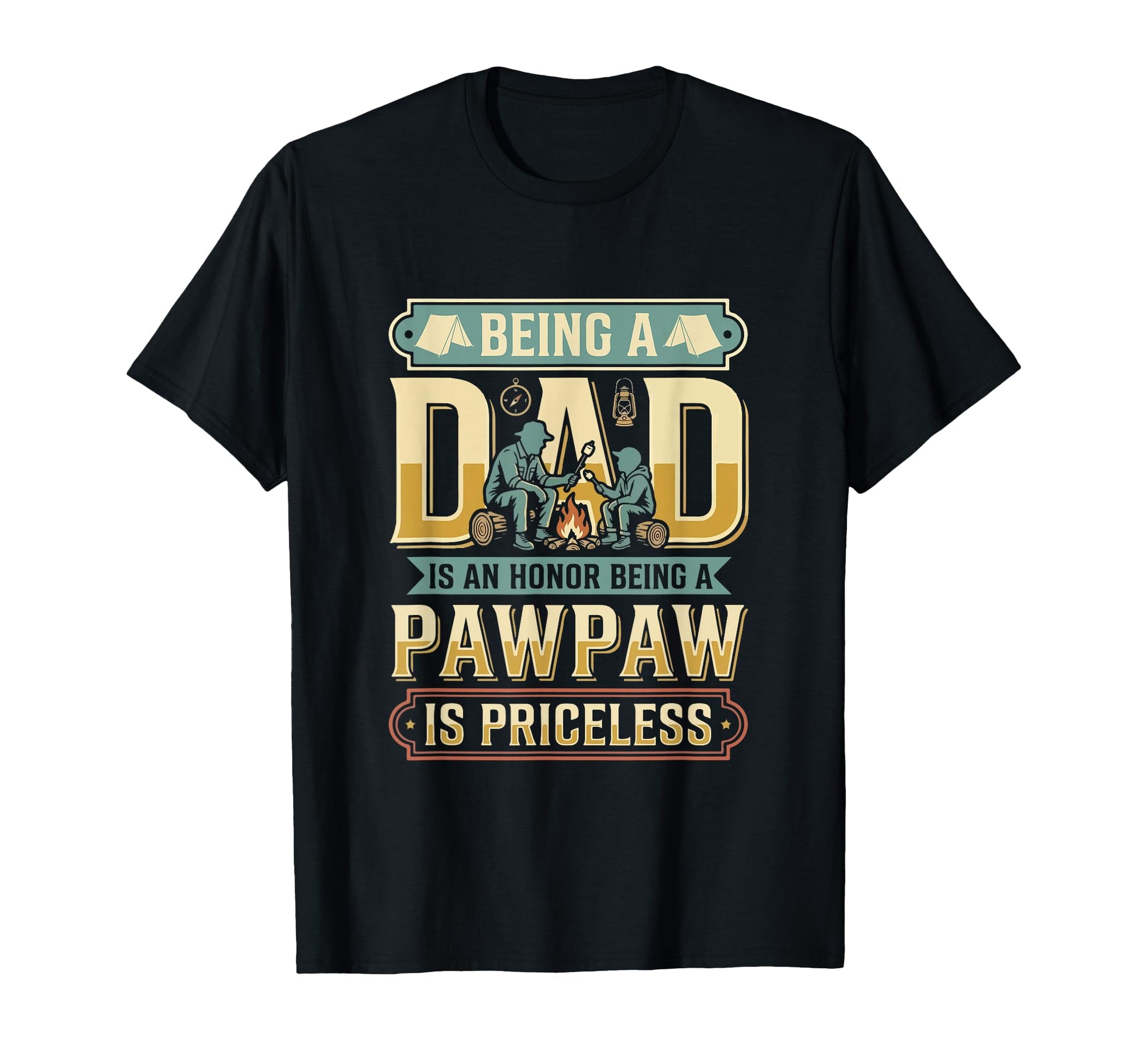 Dad Proud Being Pawpaw Is Priceless T-Shirt - Trendy Graphic for Adults - T-Shirt, Sweatshirt, Hoodie
