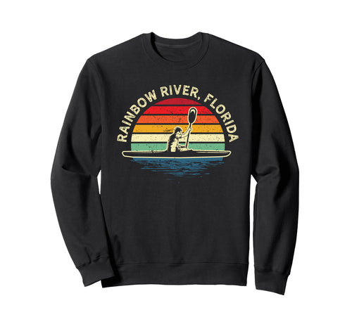Canoeing River Rainbow Florida Sweatshirt - Fun Novelty Design Unisex - T-Shirt, Sweatshirt, Hoodie