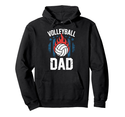 Passionate Volleyball Dad Game Days Hoodie - Unique Graphic Men Women - T-Shirt, Sweatshirt, Hoodie