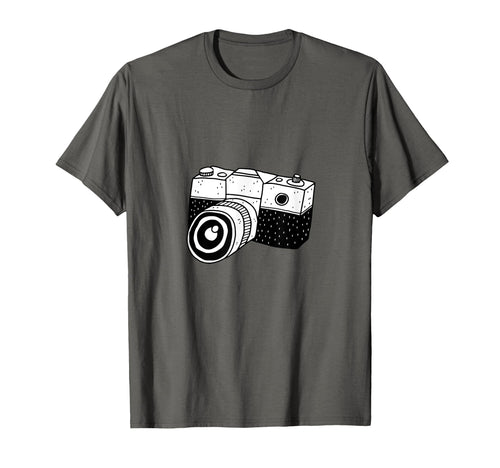 Analog Camera Illustration T-Shirt - Aesthetic Graphic for Adults - T-Shirt, Sweatshirt, Hoodie