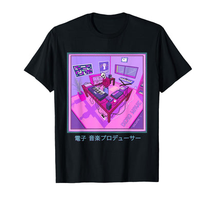 Japanese Electronic Music Producer T-Shirt - Unique Graphic Men Women - T-Shirt, Sweatshirt, Hoodie