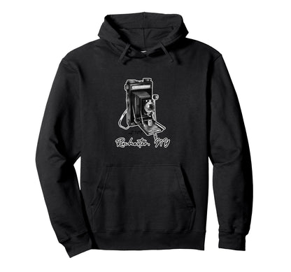 Rochester Ny Camera Hoodie - Minimalist Print Men Women - T-Shirt, Sweatshirt, Hoodie