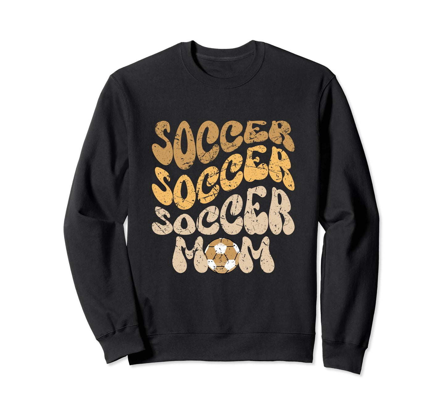 Soccer Mom Era Distressed Favorite Sweatshirt - Custom Art Print Men Women - T-Shirt, Sweatshirt, Hoodie