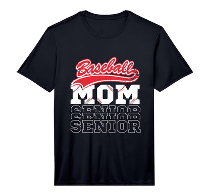 Baseball Senior Mom Class Baseball T-Shirt - Aesthetic Graphic Men Women - T-Shirt, Sweatshirt, Hoodie