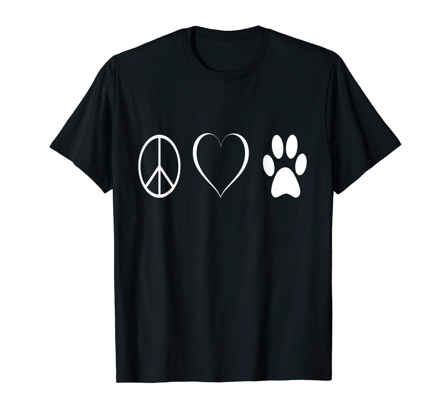 Peace Love Animals T-Shirt - Trendy Graphic Unisex - T-Shirt, Sweatshirt, Hoodie