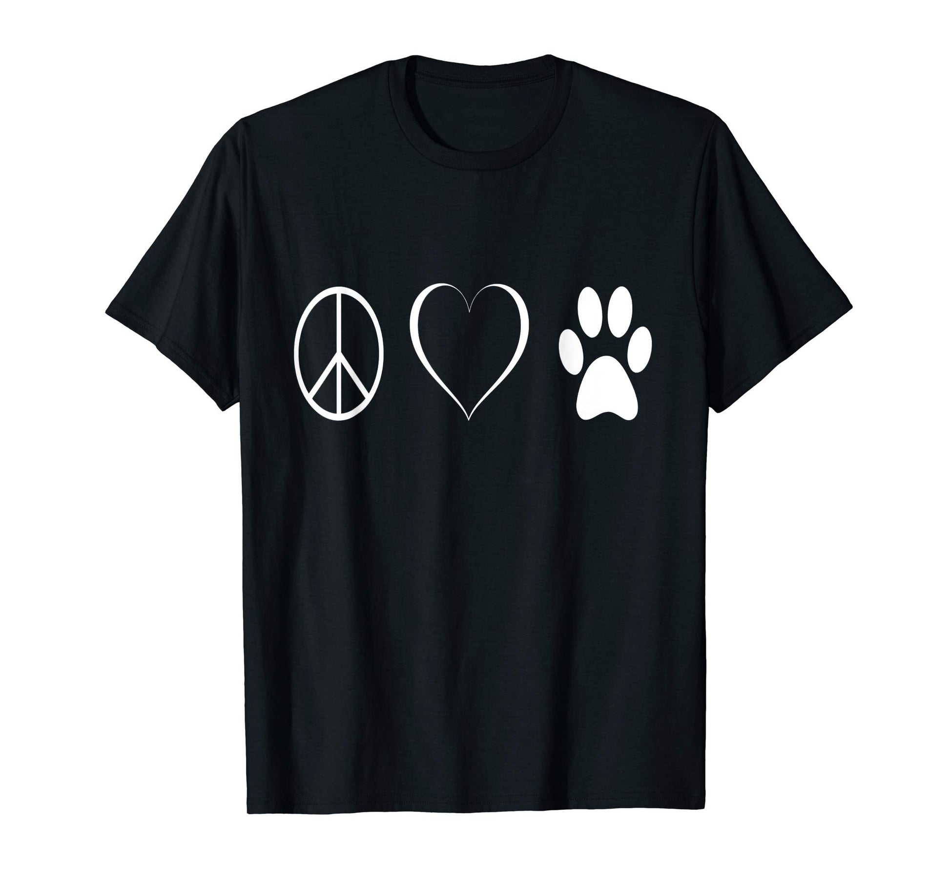 Peace Love Animals T-Shirt - Trendy Graphic Unisex - T-Shirt, Sweatshirt, Hoodie