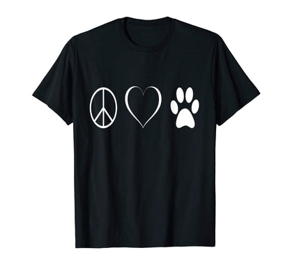 Peace Love Animals T-Shirt - Trendy Graphic Unisex - T-Shirt, Sweatshirt, Hoodie