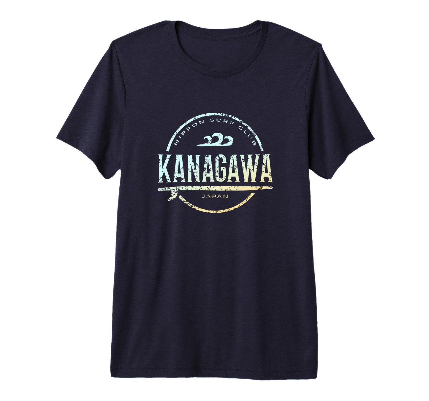 Kanagawa Japan Kanagawa Japan Surf Tri T-Shirt - Streetwear Style Unisex - T-Shirt, Sweatshirt, Hoodie