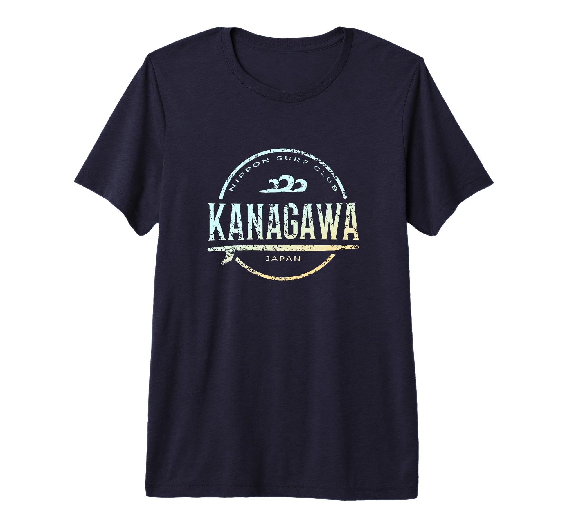 Kanagawa Japan Kanagawa Japan Surf Tri T-Shirt - Streetwear Style Unisex - T-Shirt, Sweatshirt, Hoodie