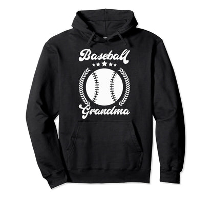Grandma Grandson Baseball Hoodie - Casual Everyday Wear Men Women - T-Shirt, Sweatshirt, Hoodie