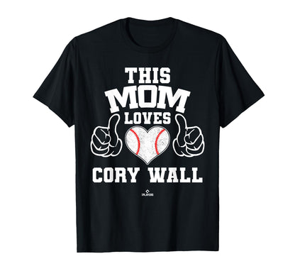 This Mom Loves Cory Wall Prospect T-Shirt - Unique Graphic Men Women - T-Shirt, Sweatshirt, Hoodie