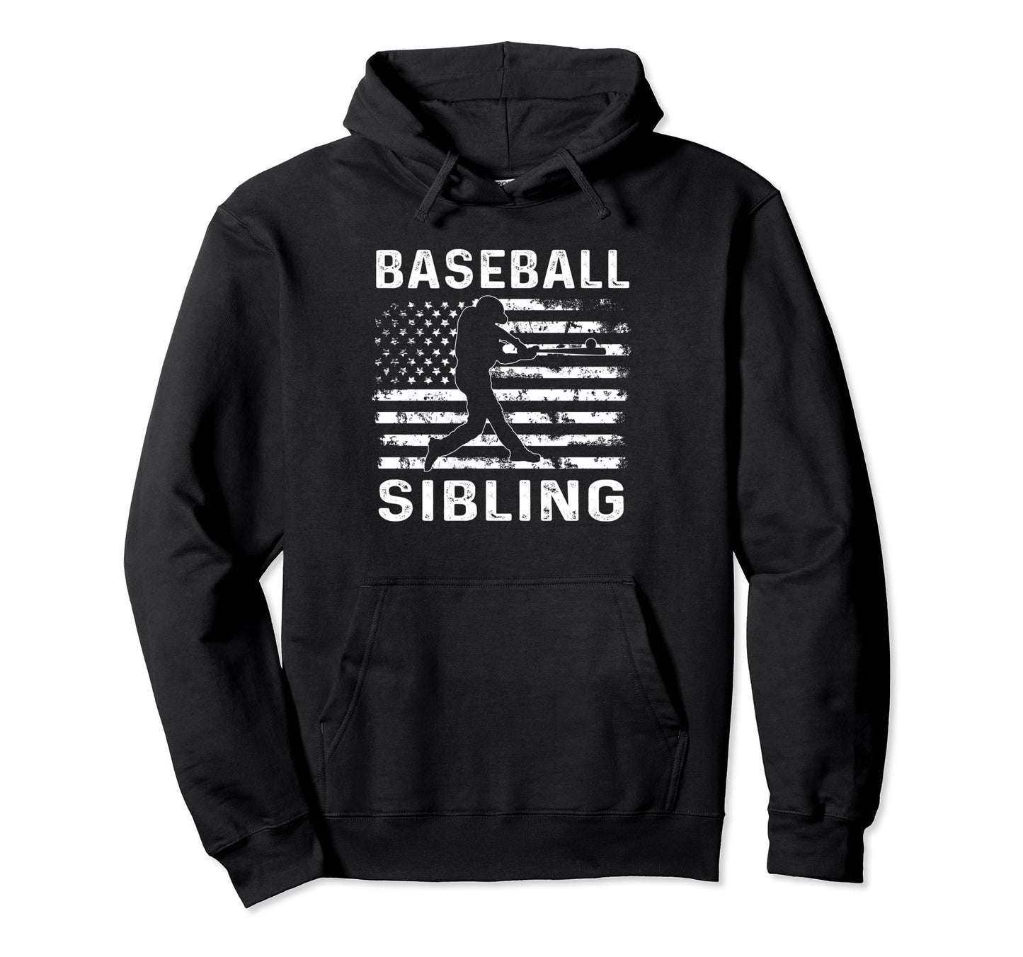 Baseball Sibling Brother Usa Flag 4Th July Hoodie - Graphic Print Unisex - T-Shirt, Sweatshirt, Hoodie