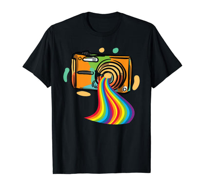 Photography Rainbow Photographer T-Shirt - Streetwear Style Men Women - T-Shirt, Sweatshirt, Hoodie