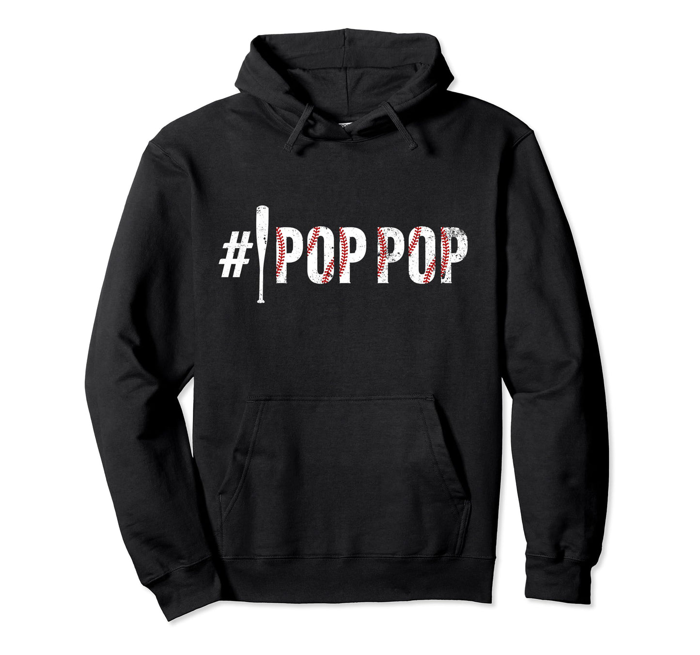 1 Pop Pop Baseball Pop Pop Baseball Hoodie - Novelty Apparel Men Women - T-Shirt, Sweatshirt, Hoodie