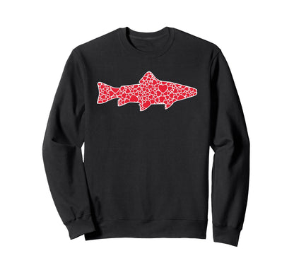 Guppy Hearts Valentines Day Sweatshirt - Aesthetic Graphic Men Women - T-Shirt, Sweatshirt, Hoodie