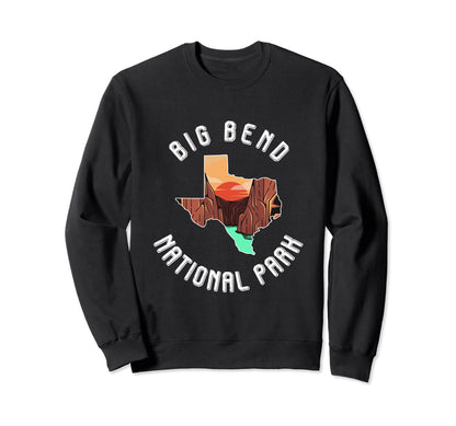 Big Bend National Park Sunset Sweatshirt - Novelty Apparel for Adults - T-Shirt, Sweatshirt, Hoodie