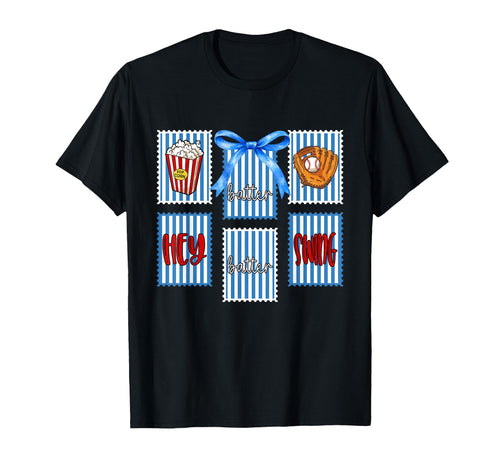 Hey Batter Batter Swing Baseball Game T-Shirt - Streetwear Style Men Women - T-Shirt, Sweatshirt, Hoodie