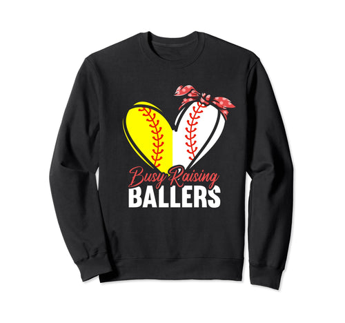 Grandma Ballers Softball Baseball Sweatshirt - Custom Art Print Unisex - T-Shirt, Sweatshirt, Hoodie