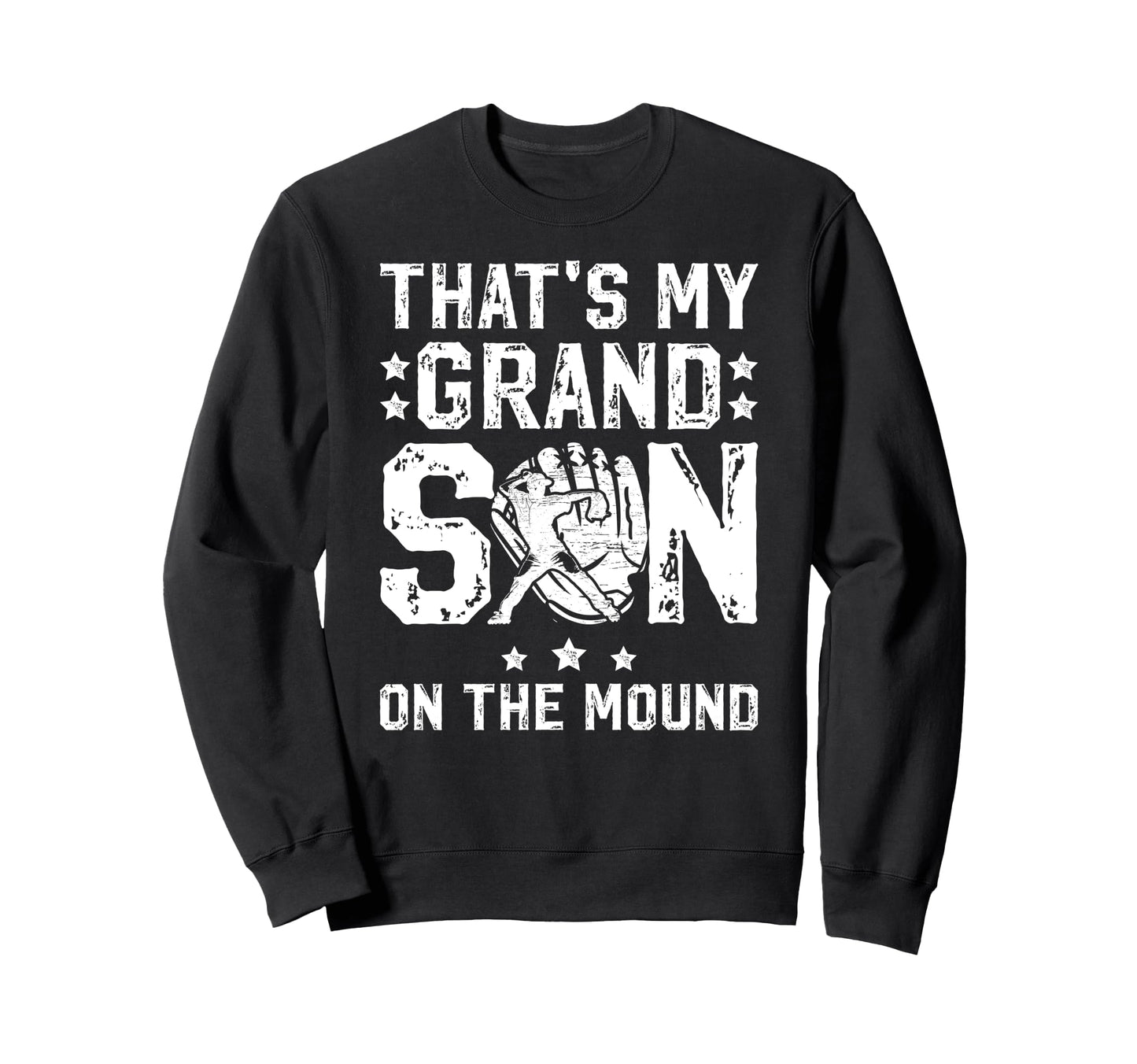 Proud Baseball Pitcher Grandpa Sweatshirt - Trendy Graphic for Adults - T-Shirt, Sweatshirt, Hoodie