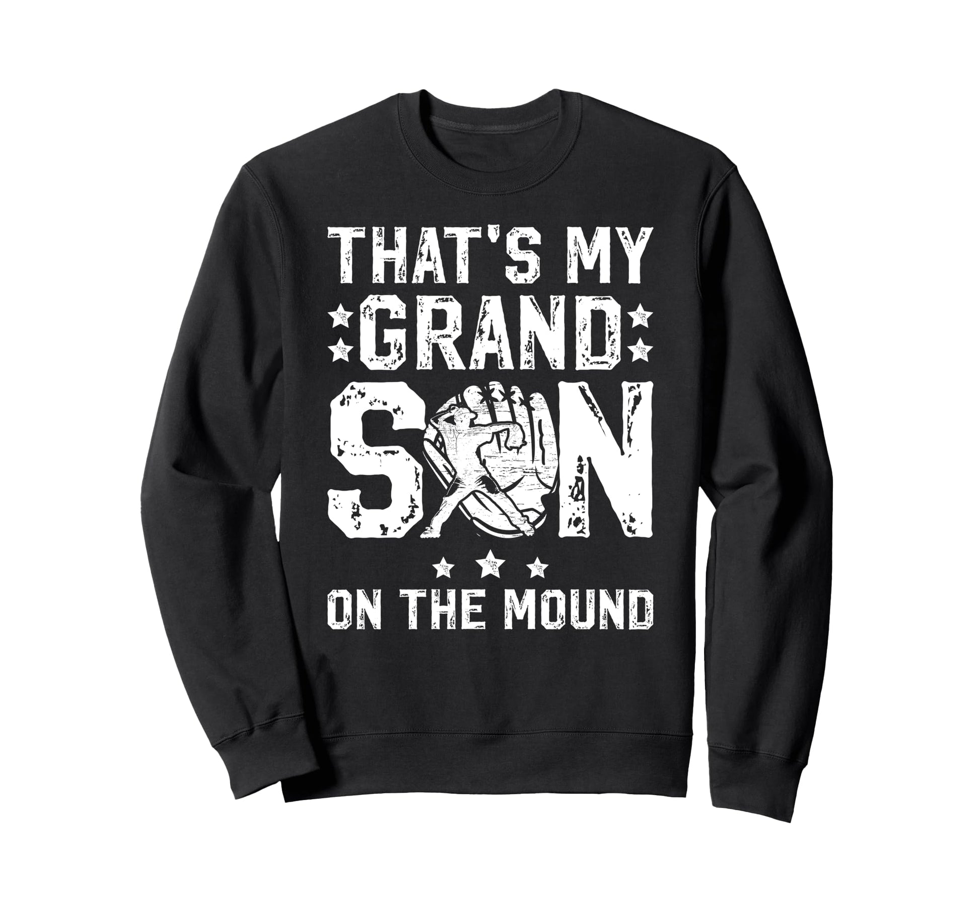 Proud Baseball Pitcher Grandpa Sweatshirt - Trendy Graphic for Adults - T-Shirt, Sweatshirt, Hoodie