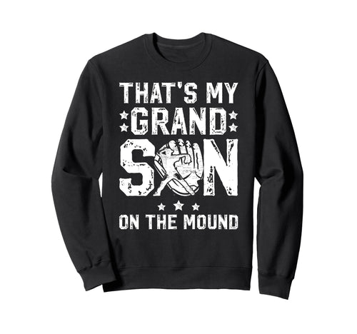 Proud Baseball Pitcher Grandpa Sweatshirt - Trendy Graphic for Adults - T-Shirt, Sweatshirt, Hoodie