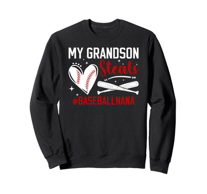 Baseball Nana Grandma Funny Nana Sweatshirt - Novelty Apparel Unisex - T-Shirt, Sweatshirt, Hoodie