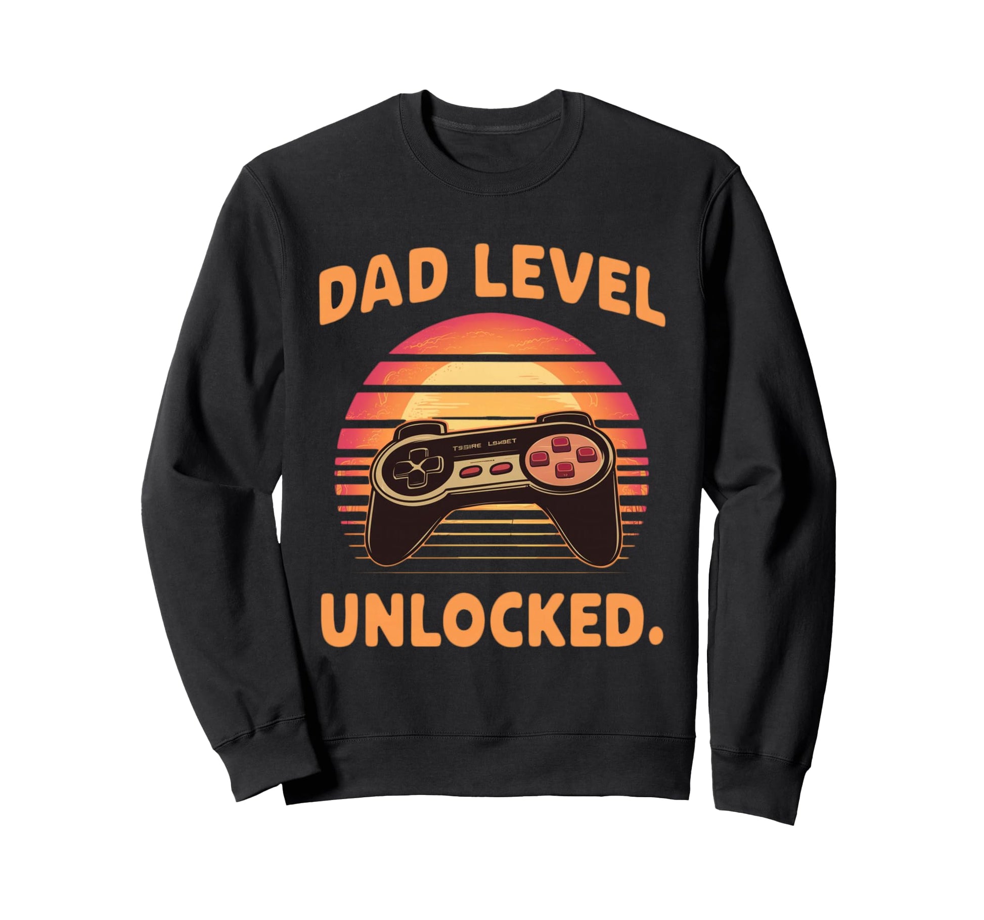 Dad Level Unlocked Funny New Dad Sweatshirt - Novelty Apparel for Adults - T-Shirt, Sweatshirt, Hoodie