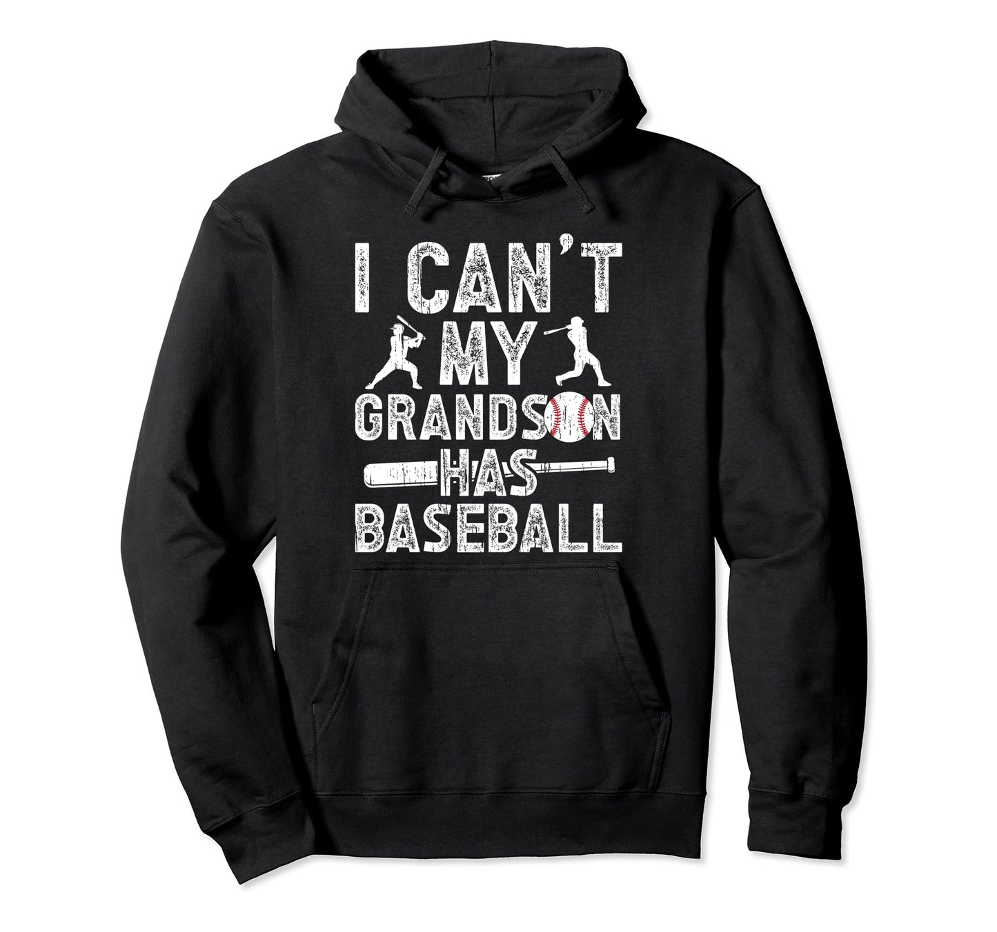 My Grandson Has Baseball Grandpa Baseball Hoodie - Minimalist Print Unisex - T-Shirt, Sweatshirt, Hoodie