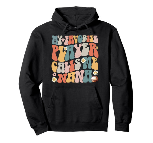 My Favorite Baseball Player Calls Me Hoodie - Aesthetic Graphic Men Women - T-Shirt, Sweatshirt, Hoodie