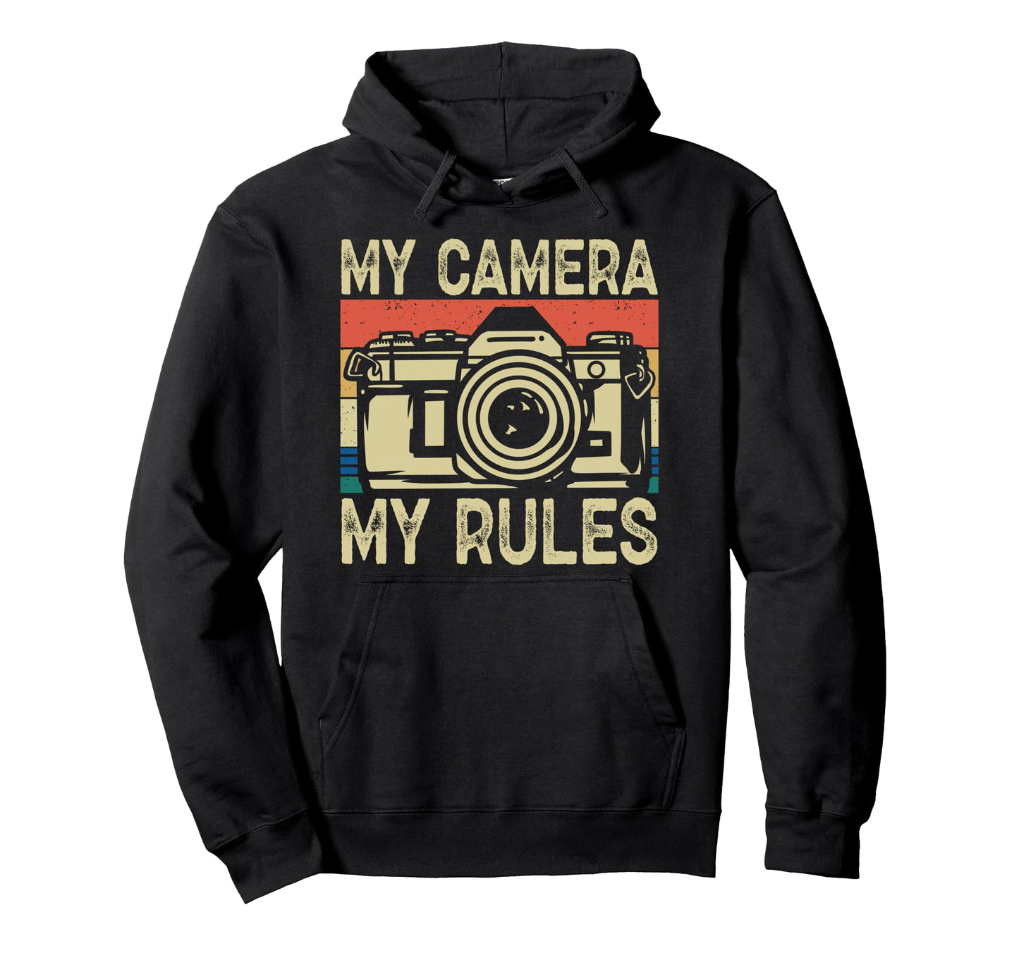 Photo Camera Photographer Flash People Hoodie - Fun Novelty Design Unisex - T-Shirt, Sweatshirt, Hoodie