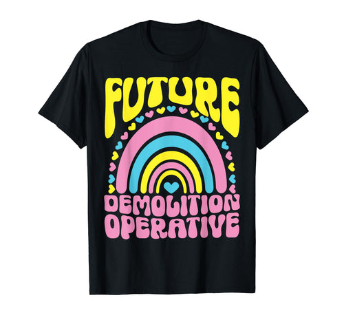 Future Demolition Operative Bright T-Shirt - Novelty Apparel for Adults - T-Shirt, Sweatshirt, Hoodie