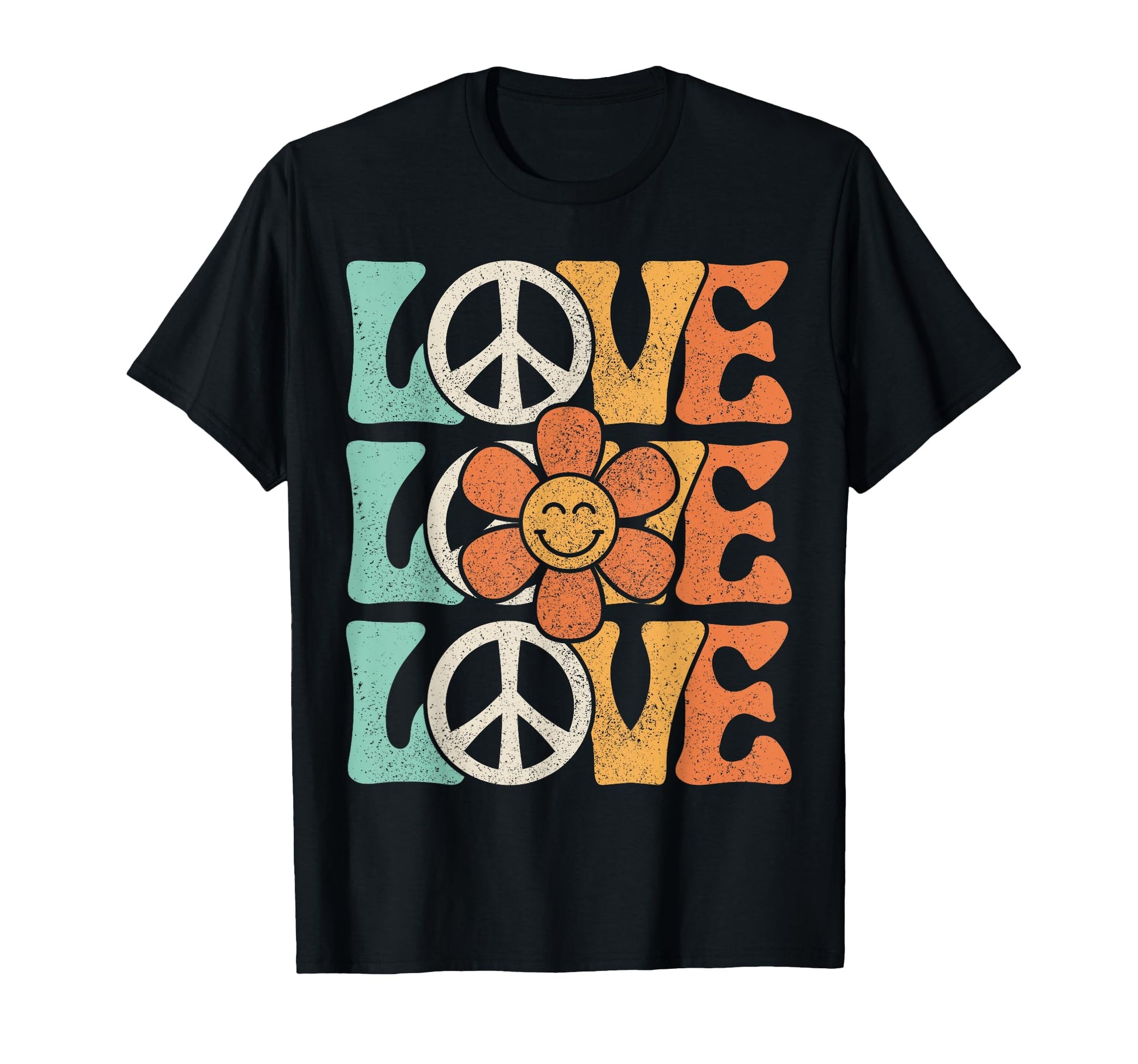 Peace Sign Love 60S 70S Costume 70 T-Shirt - Fun Novelty Design Men Women - T-Shirt, Sweatshirt, Hoodie