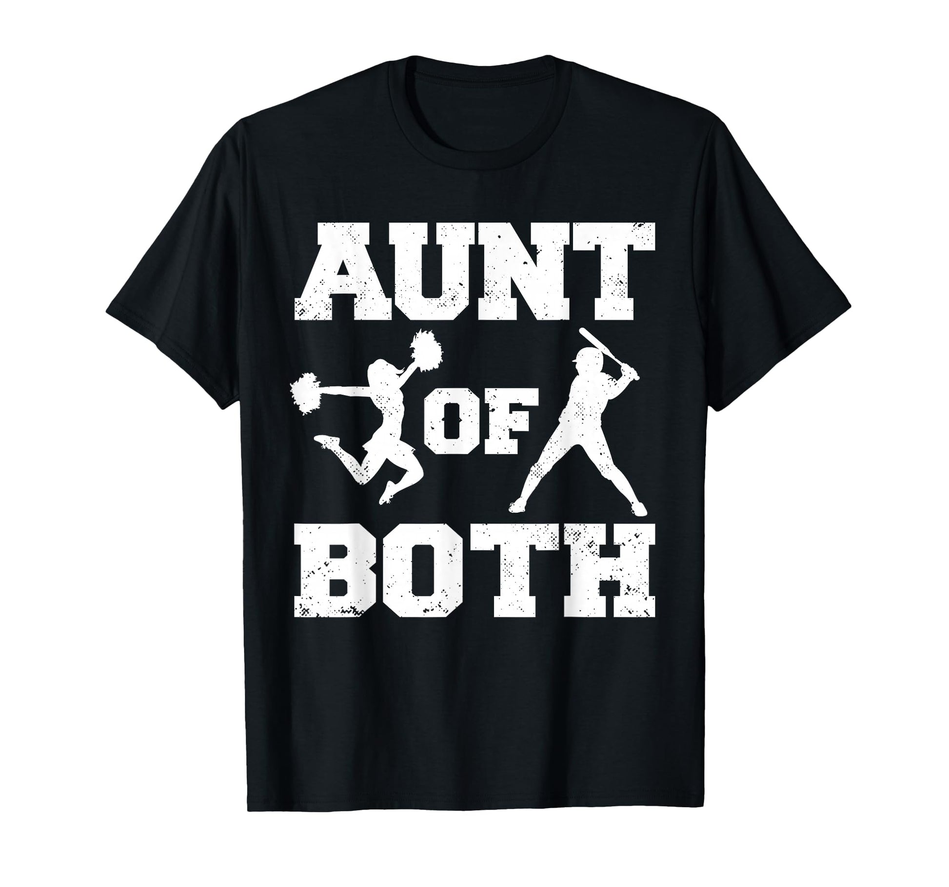 Aunt Both Cheer And Baseball T-Shirt - Aesthetic Graphic Unisex - T-Shirt, Sweatshirt, Hoodie