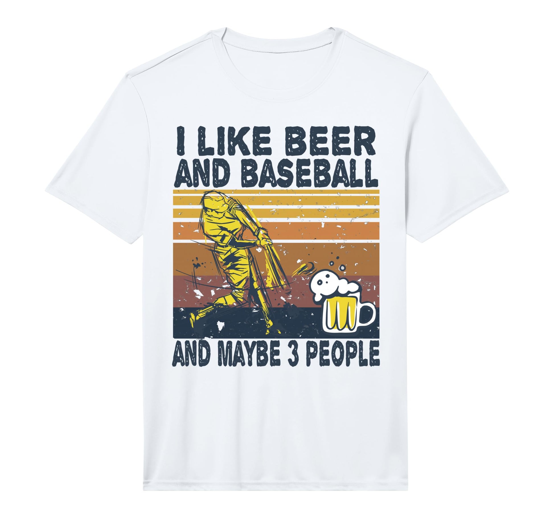 Mens I Like Beer And Baseball And Maybe T-Shirt - Streetwear Style Unisex - T-Shirt, Sweatshirt, Hoodie