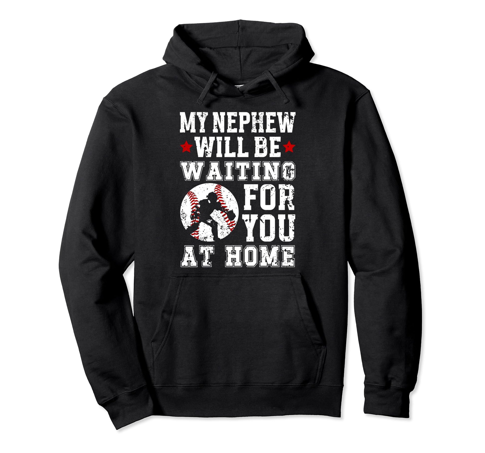 Home Baseball Catcher Aunt Baseball Hoodie - Fun Novelty Design for Adults - T-Shirt, Sweatshirt, Hoodie