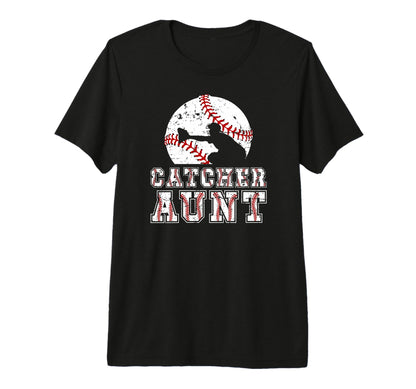 Baseball Catcher Aunt Baseball T-Shirt - Streetwear Style for Adults - T-Shirt, Sweatshirt, Hoodie