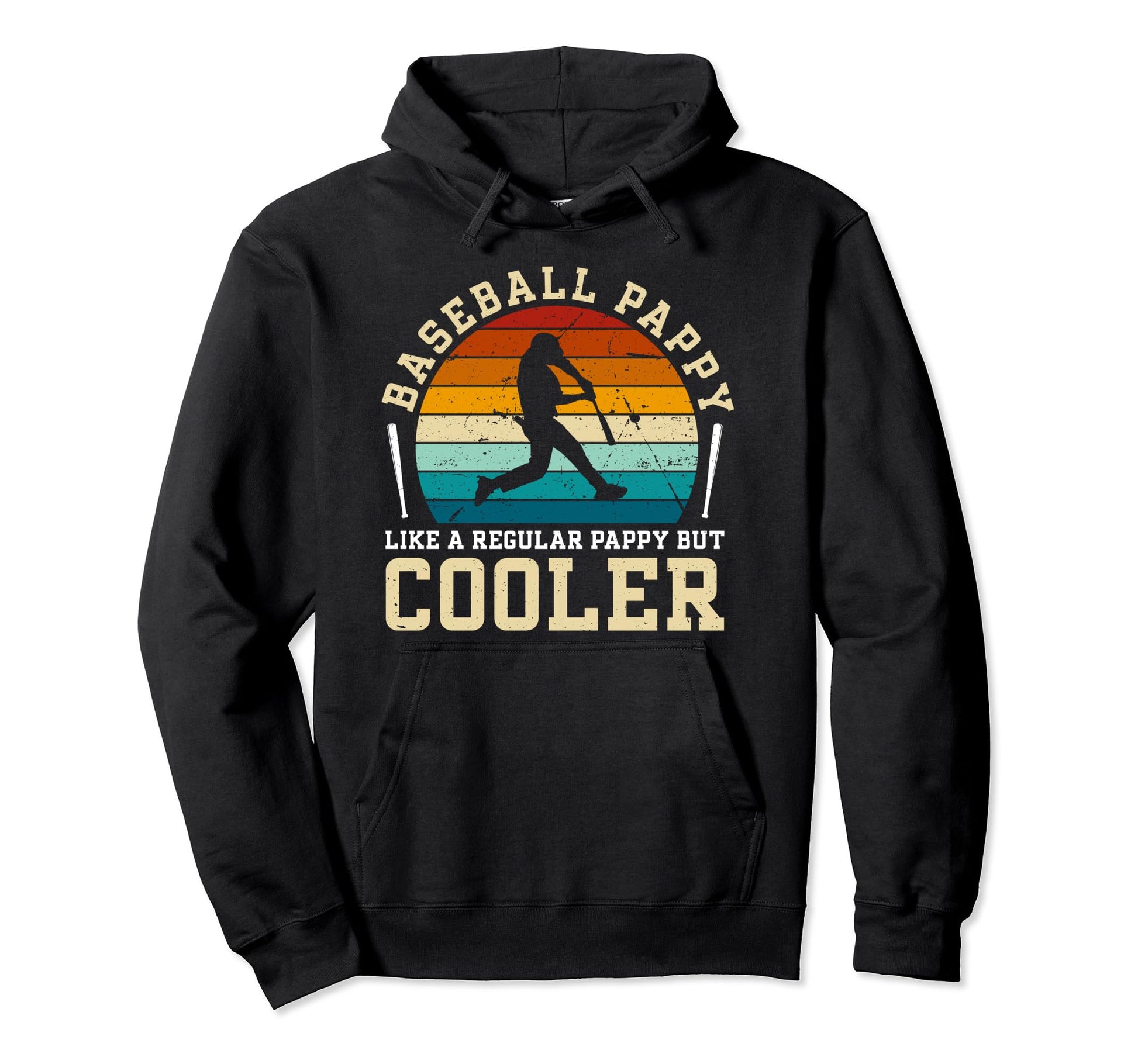 Baseball Pappy Grandpa Pappy Baseball Hoodie - Aesthetic Graphic Unisex - T-Shirt, Sweatshirt, Hoodie