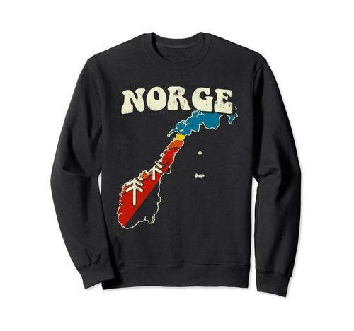 Norway Norwegian Country Rainbow Sweatshirt - Graphic Print Men Women - T-Shirt, Sweatshirt, Hoodie