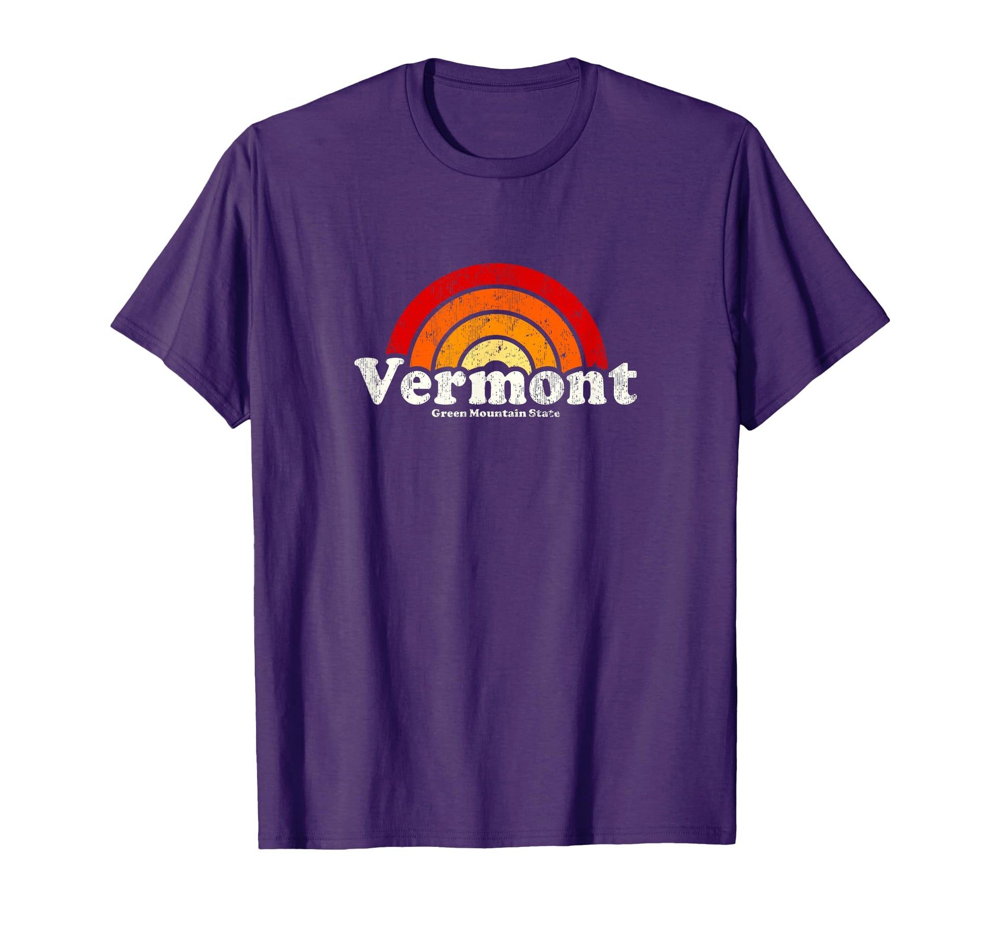 Vermont 70S Rainbow T-Shirt - Streetwear Style Men Women - T-Shirt, Sweatshirt, Hoodie